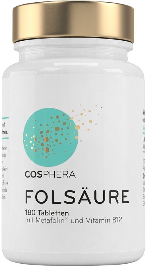 COSPHERA Folsäure Tabletten 180 Stück
