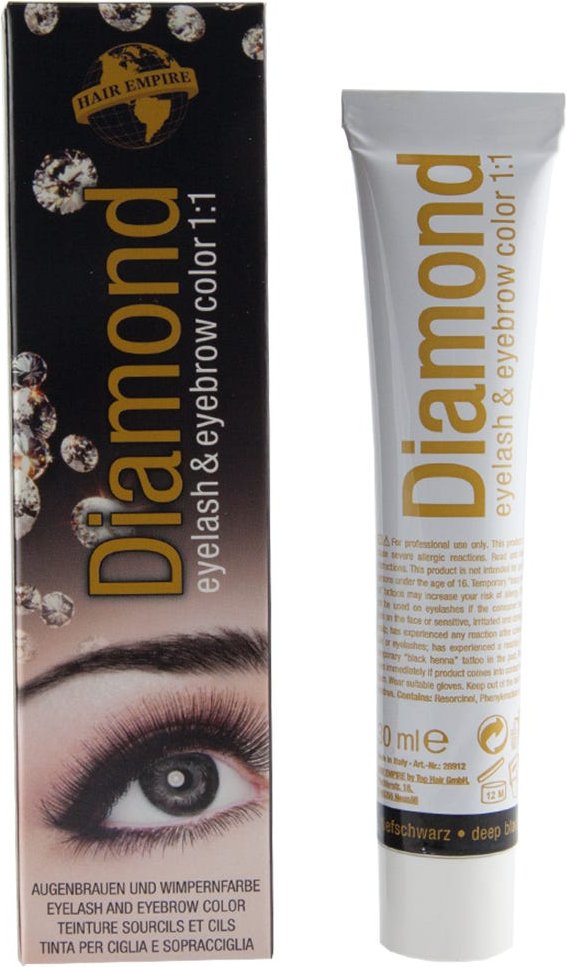 Hair Empire Diamond Color Augenbrauen & Wimpern Tiefschwarz 30 ml