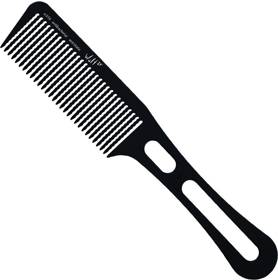 Hercules Sägemann Wolf 37 Griffkamm A 616 black 8 1/2"