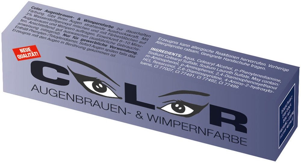 Comair Color Augenbrauen- und Wimpernfarbe blauschwarz 15 ml