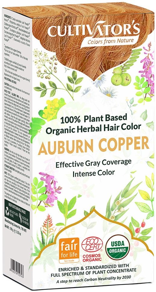Cultivators Herbal Hair Color Auburn Copper 100 g