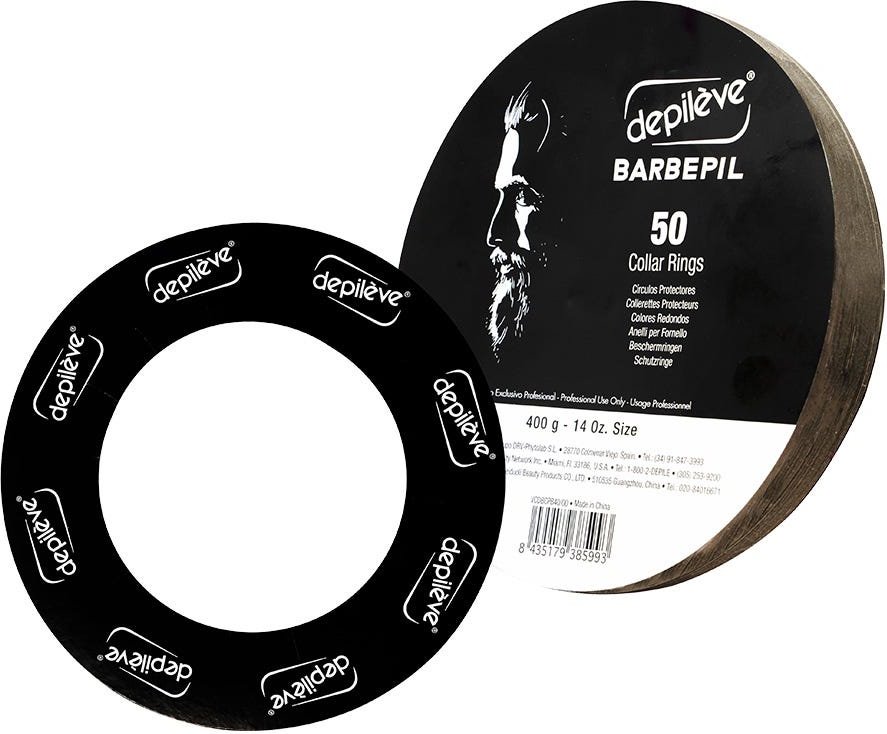 depileve Collar Rings White 50 Stück