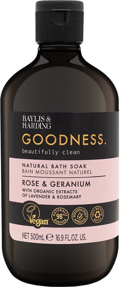 Baylis & Harding Goodness Dusch- und Badegel Rose & Geranium 500 ml