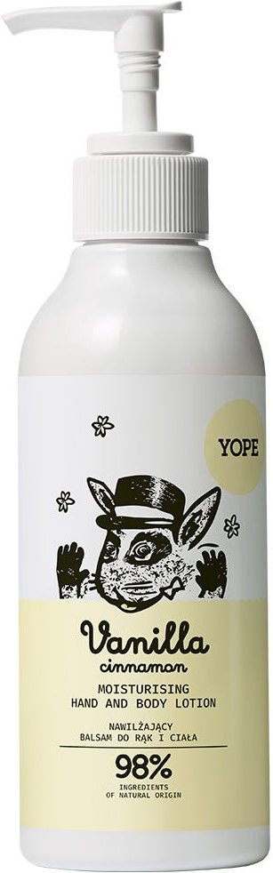 YOPE Hand/Body Lotion VANILLA & CINNAMON 300 ml