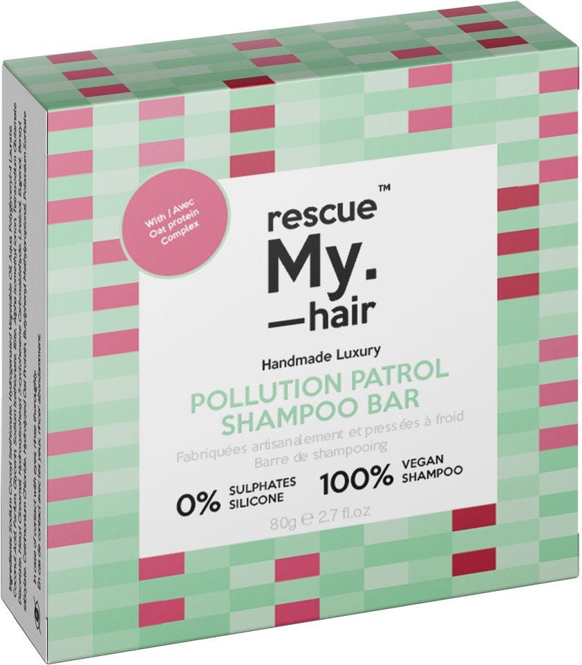 Rescue My. Hair Pollution Patrol Shampoo Bar 80 g