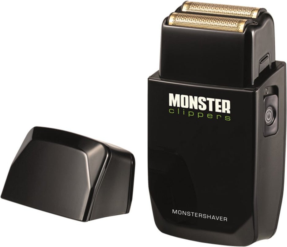 Monster clippers Doppelfolienrasierer Schwarz