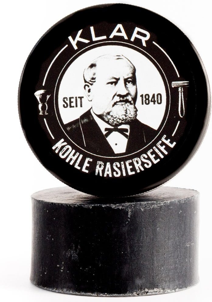 Klar's Rasierseife Aktivkohle 110 g
