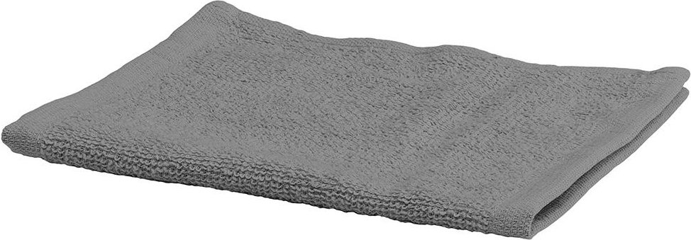 Le Coiffeur Frottee-Gesichtstuch Grau 30 x 15 cm