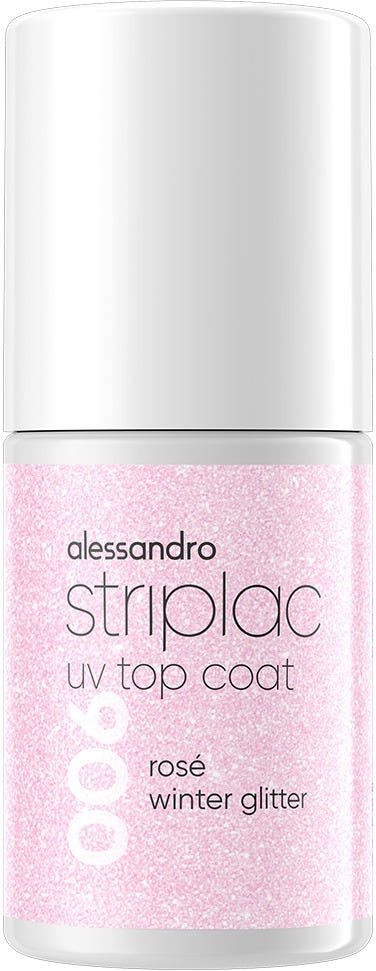 alessandro Striplac Uv Top Coat Rosé Winterglitter 6,5 ml