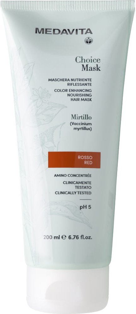 Medavita Choice Color Hair Mask Red 200 ml