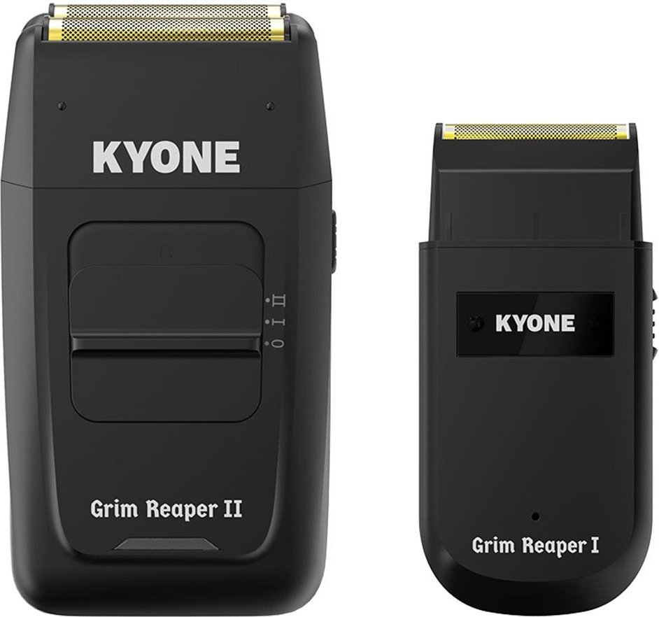 Kyone GRIM REAPER II DUAL FOIL SHAVER + gratis GRIM REAPER I SINGLE FOIL SHAVER