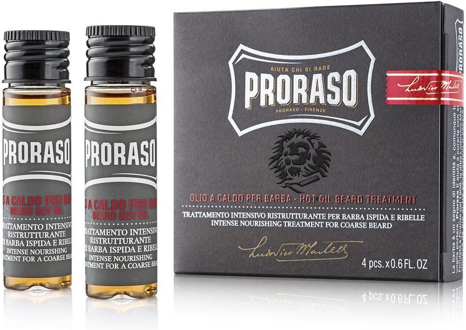 Proraso Heises Bart Öl 4 x 17 ml
