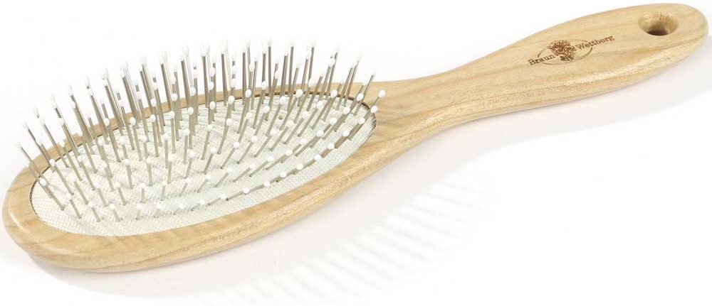 Braun & Wettberg Kirschholzbürste groß - Drahtstifte