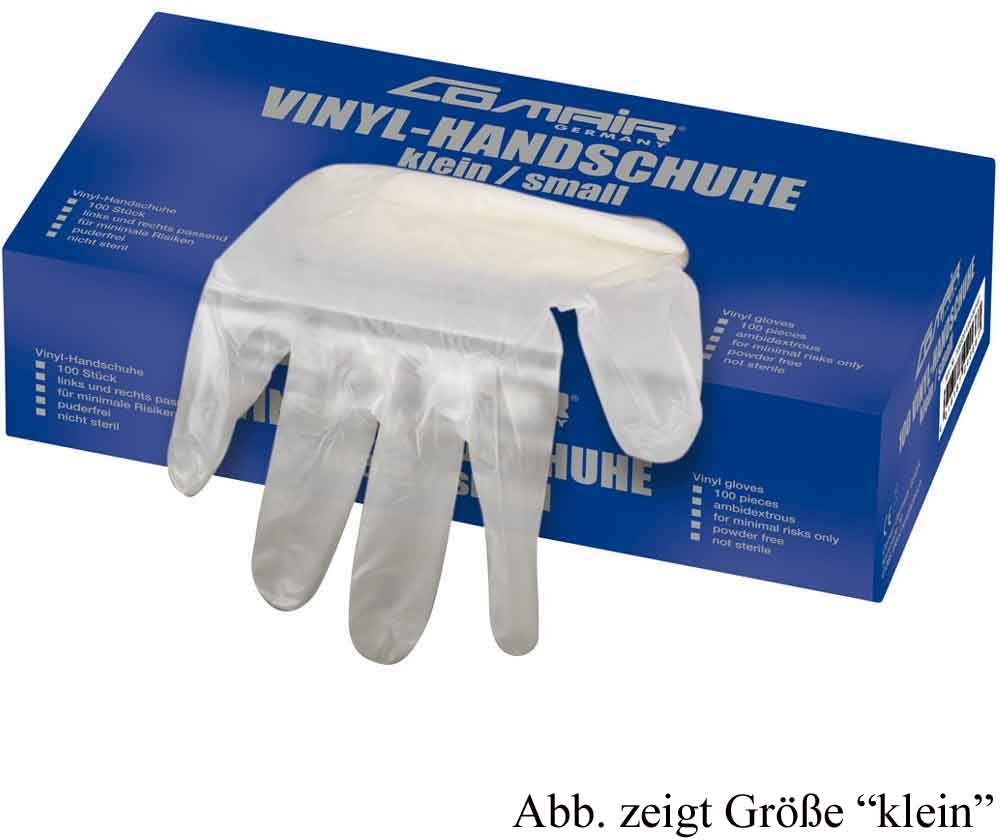 Comair Vinyl-Handschuhe ungepudert groß 100er Box