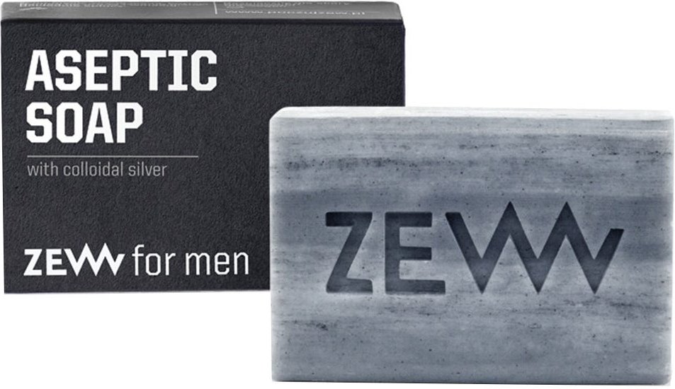 Thumbnail - ZEW for Men Aseptic Soap with Colloidal Silver 85 ml