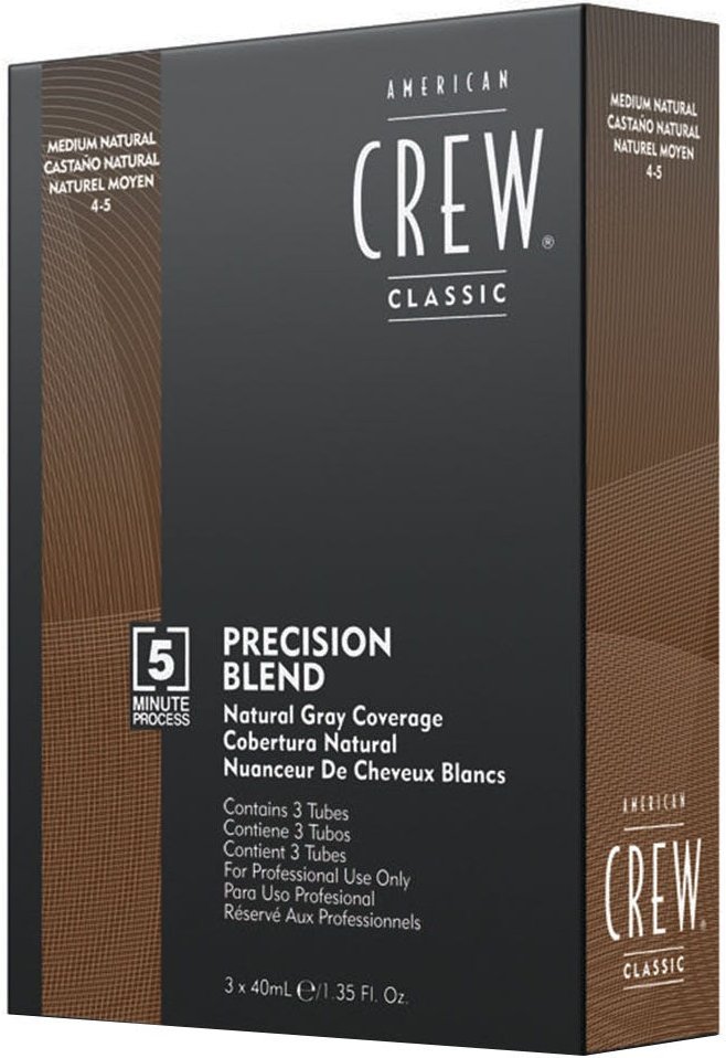 American Crew Precision Blend Medium Natural 3 x 40 ml