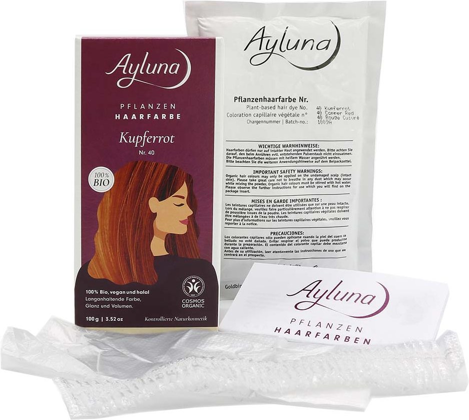 Ayluna Pflanzenhaarfarbe Kupferrot 100 g