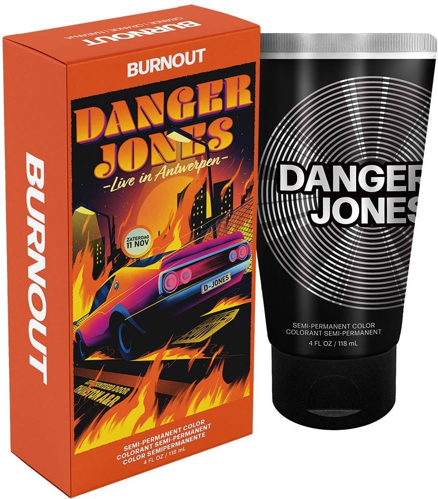 Danger Jones Haarfarbe Burnout - Orange 118 ml
