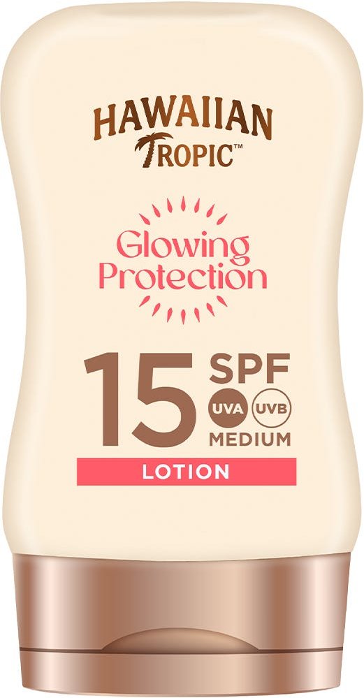 Hawaiian Tropic Glowing Protection Sun Lotion LSF 15 100 ml