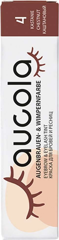 aucola Augenbrauen- & Wimpernfarbe 4 kastanie 15 ml