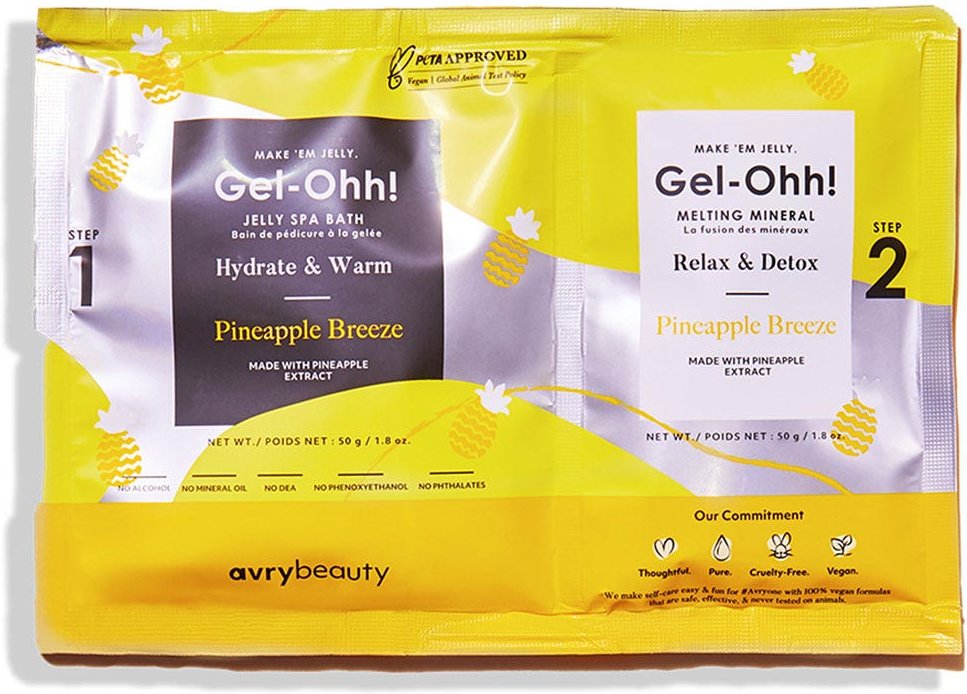 AvryBeauty Gel-Ohh! Jelly Spa Bath Pineapple