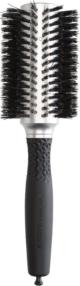 Olivia Garden Essential Blowout Soft Boar Bristles Silver 35 mm