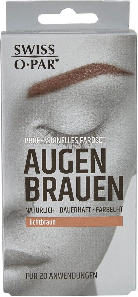Swiss O-Par Augenbrauenfarbe Set lichtbraun