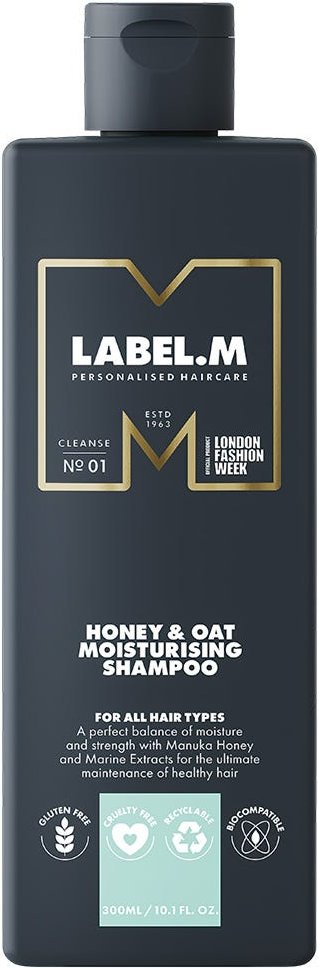 label.m Honey & Oat Moisturising Shampoo 300 ml