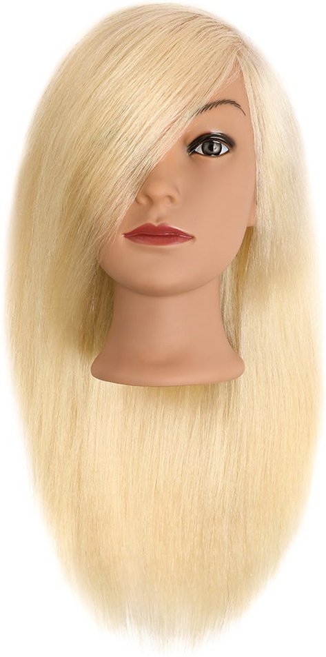 Efalock Übungskopf Ella Naturhaar lichtblond 50 cm