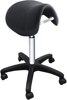 Comair - Rollhocker Fortuna schwarz 57/83 cm