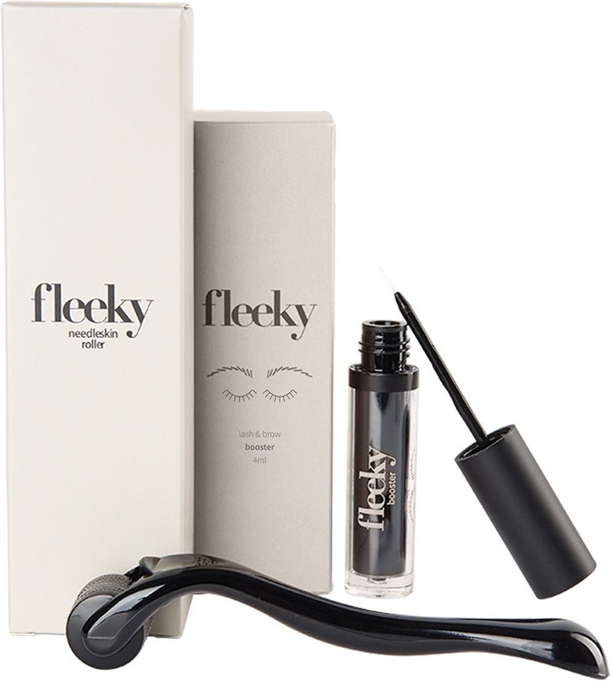 Thumbnail - fleeky Booster - Lash & Brow mit needling Roller 4 ml