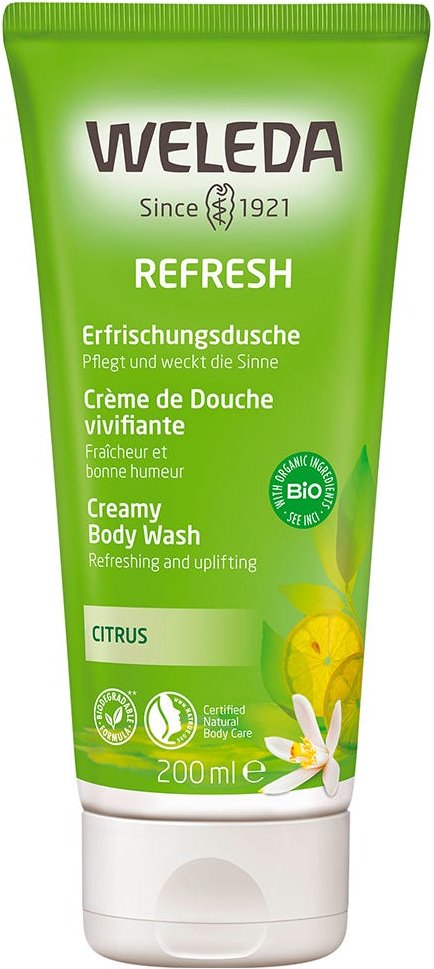 Weleda Refresh Shower Cream Citrus 200 ml