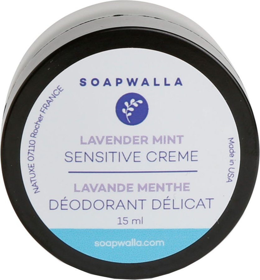 SOAPWALLA Deodorant Cream Sensitive Lavender Mint 15 ml