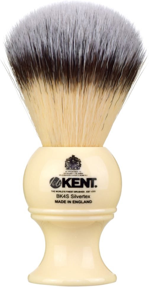 Kent Synthetik Rasierpinsel Medium Elfenbein