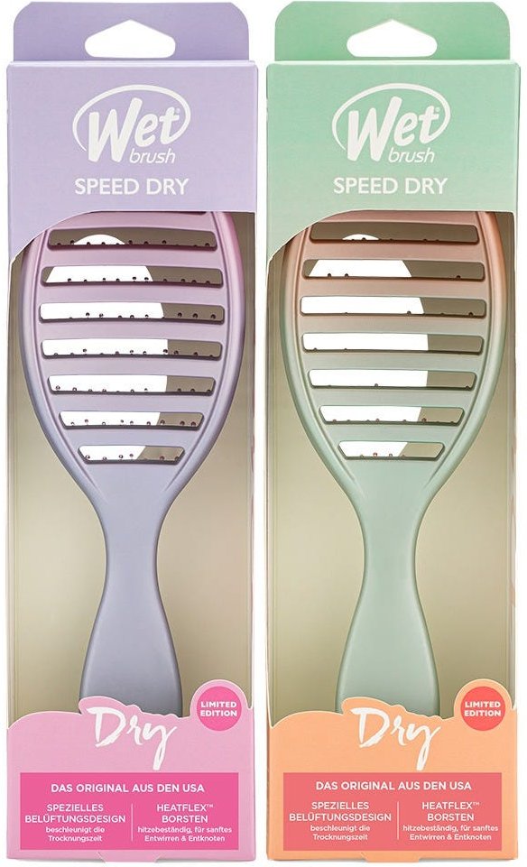 Wet Brush Speed Dry Pink/Purple 2 Stück + Coral/Green 2 Stück