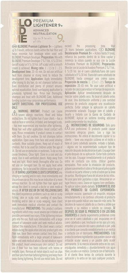 Schwarzkopf Blondme Premium Lightener 9+ 30 g