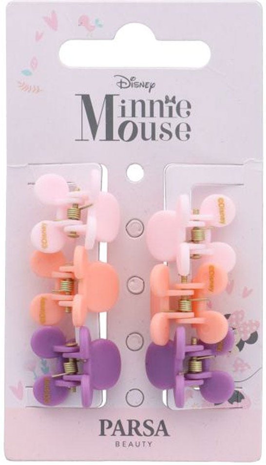 PARSA Beauty Mini Haarklammer Mickey Mouse 3 Stück