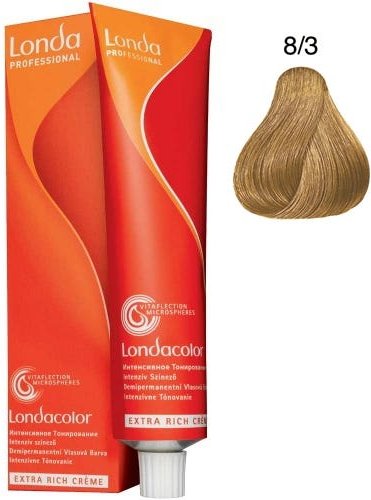Londa Demi-Permanent Color Creme 8/3 Hellblond Gold 60 ml