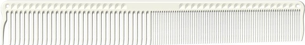 JRL Professional Fine Cutting Comb 7.4" white