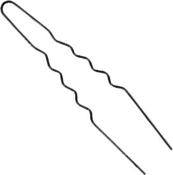 Comair Haarnadeln gewellt schwarz 65 mm