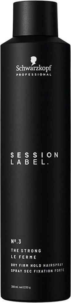 Schwarzkopf Session Label The Strong Dry Firm Hold Hairspray 300 ml