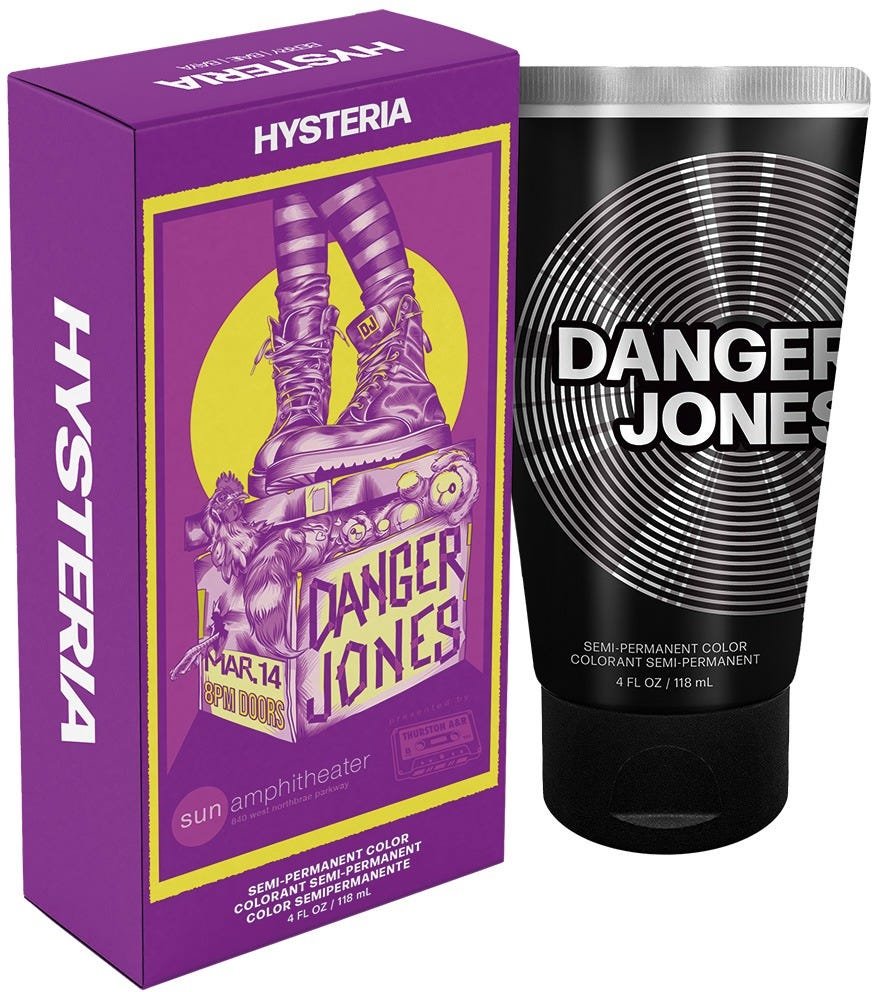 Danger Jones Haarfarbe Hysteria - Berry 118 ml