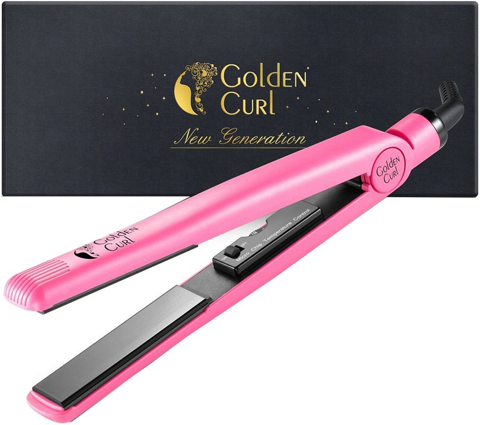 Golden Curl Tourmaline Glätteisen (Pink)