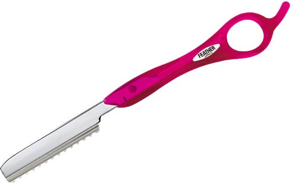 Feather Razor Rasiermesser pink