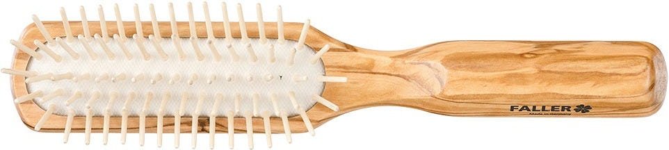 Thumbnail - Faller Haarbürste Olivia schmaler Griff mit Holzstiften