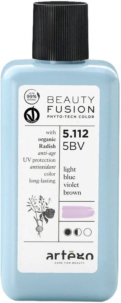 Artego Beauty Fusion Haarfarbe 5.112 Hellbraun Intensives Blau Violett 100 ml