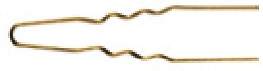 Comair Haarnadeln, dick, 50 Stück, Gold, 45x1,10mm