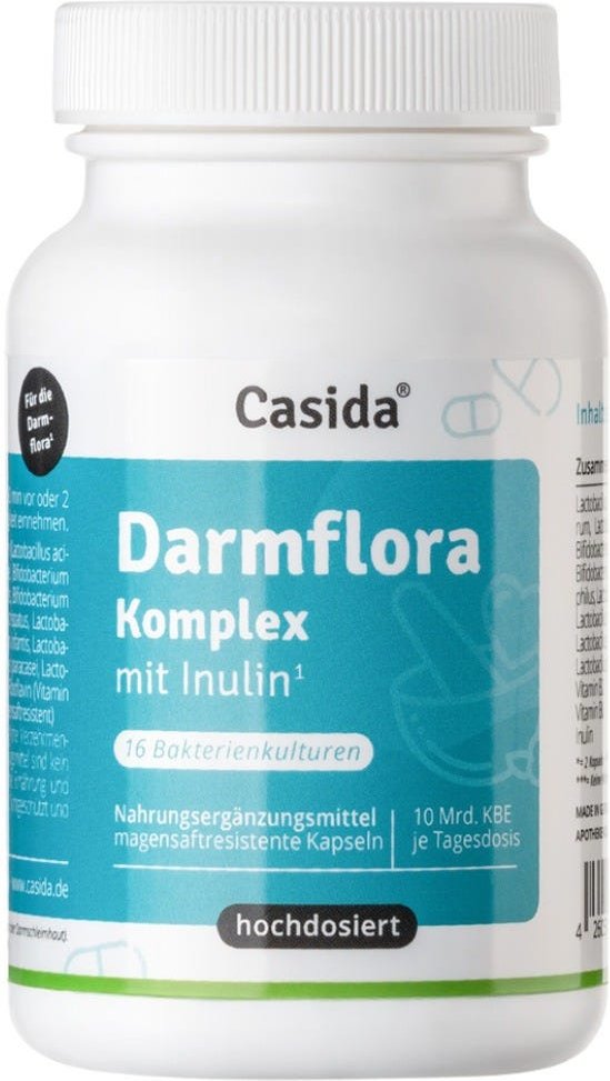 Thumbnail - Casida Darmflora Komplex mit Inulin Probiotika 120 Kapseln