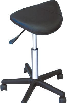 Comair Rollhocker Fury schwarz verstellbar