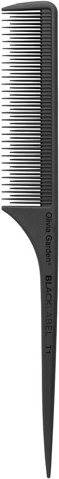 Olivia Garden Black Label Stielkamm 22,5 cm
